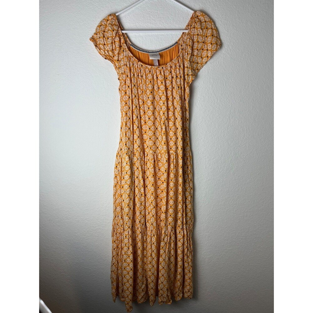 Knox Rose Yellow Floral Maxi Dress
